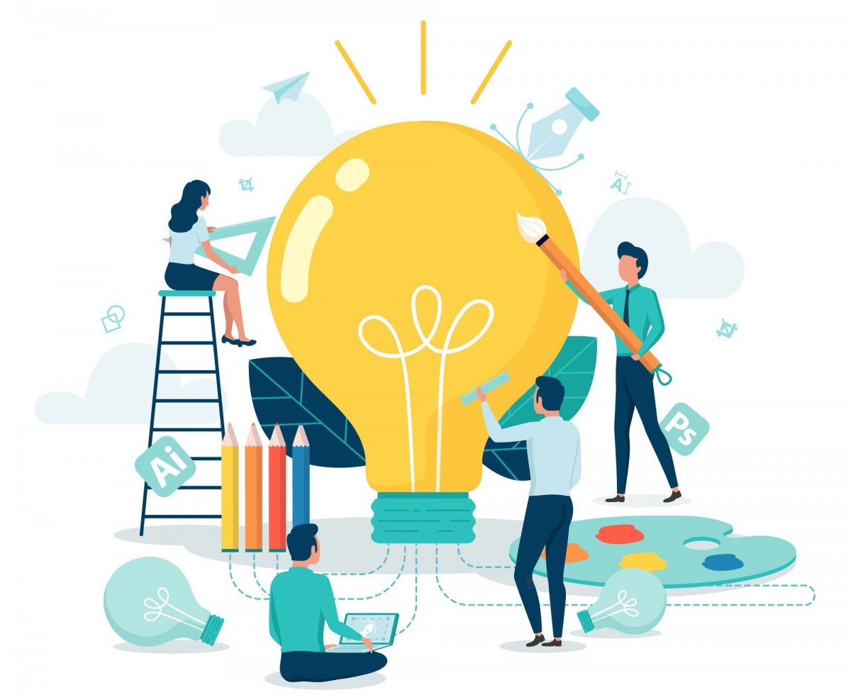 Векторные иллюстрации идея