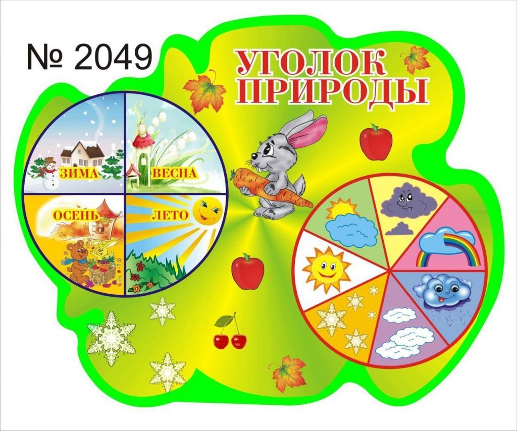 Надпись календарь природы