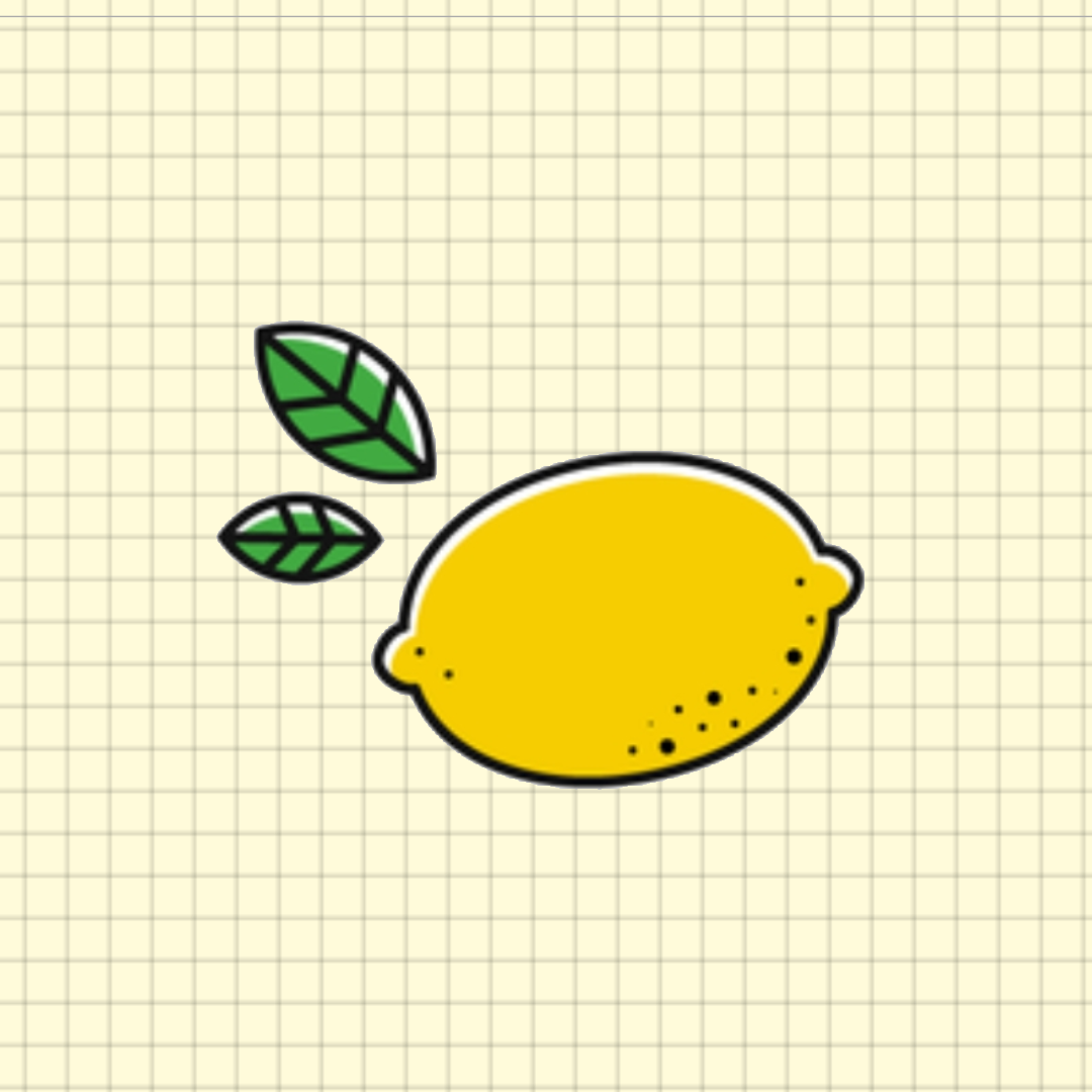 Лимон мультяшный
