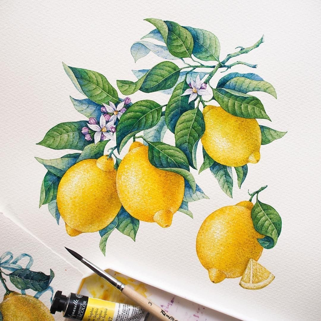 Карточка лимон