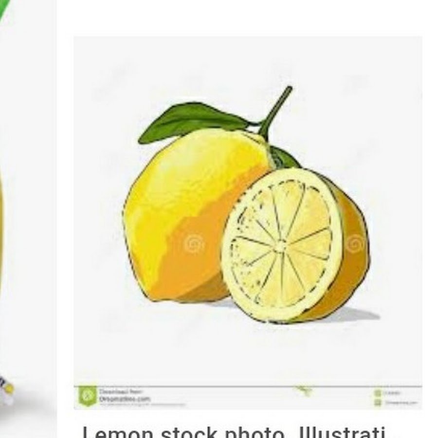 Лимон картинка для детей