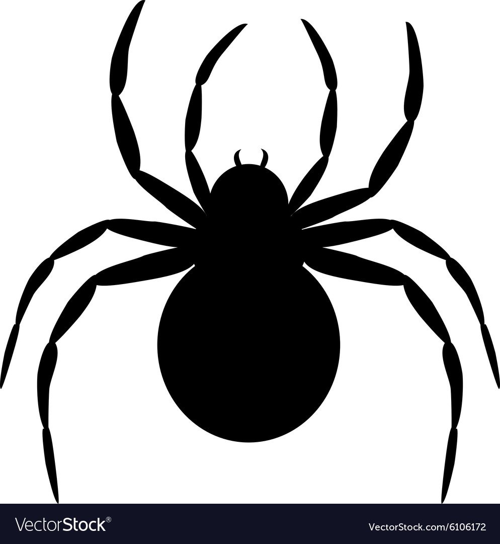 Чёрные пауки для вырезания