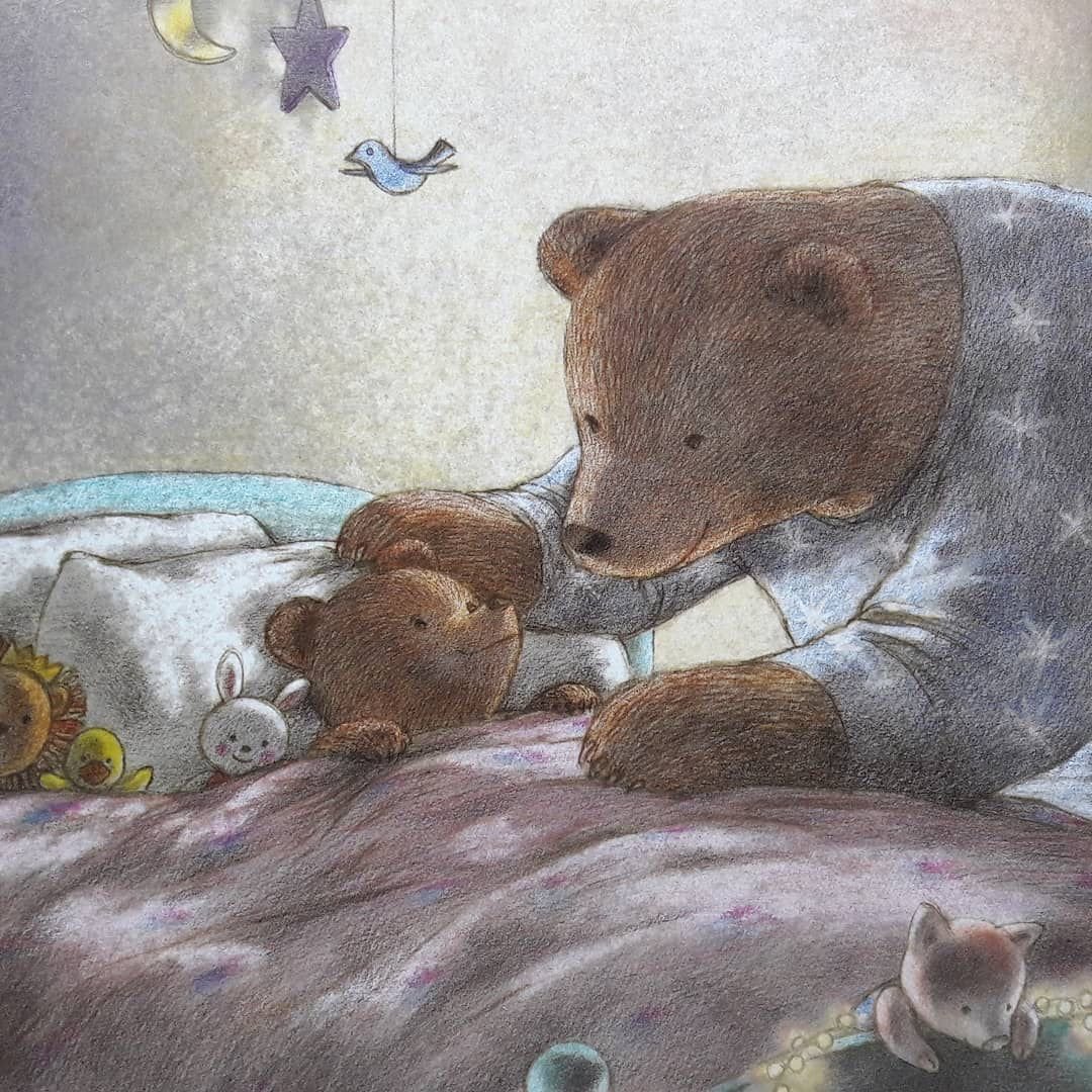 Милые иллюстрации ночь