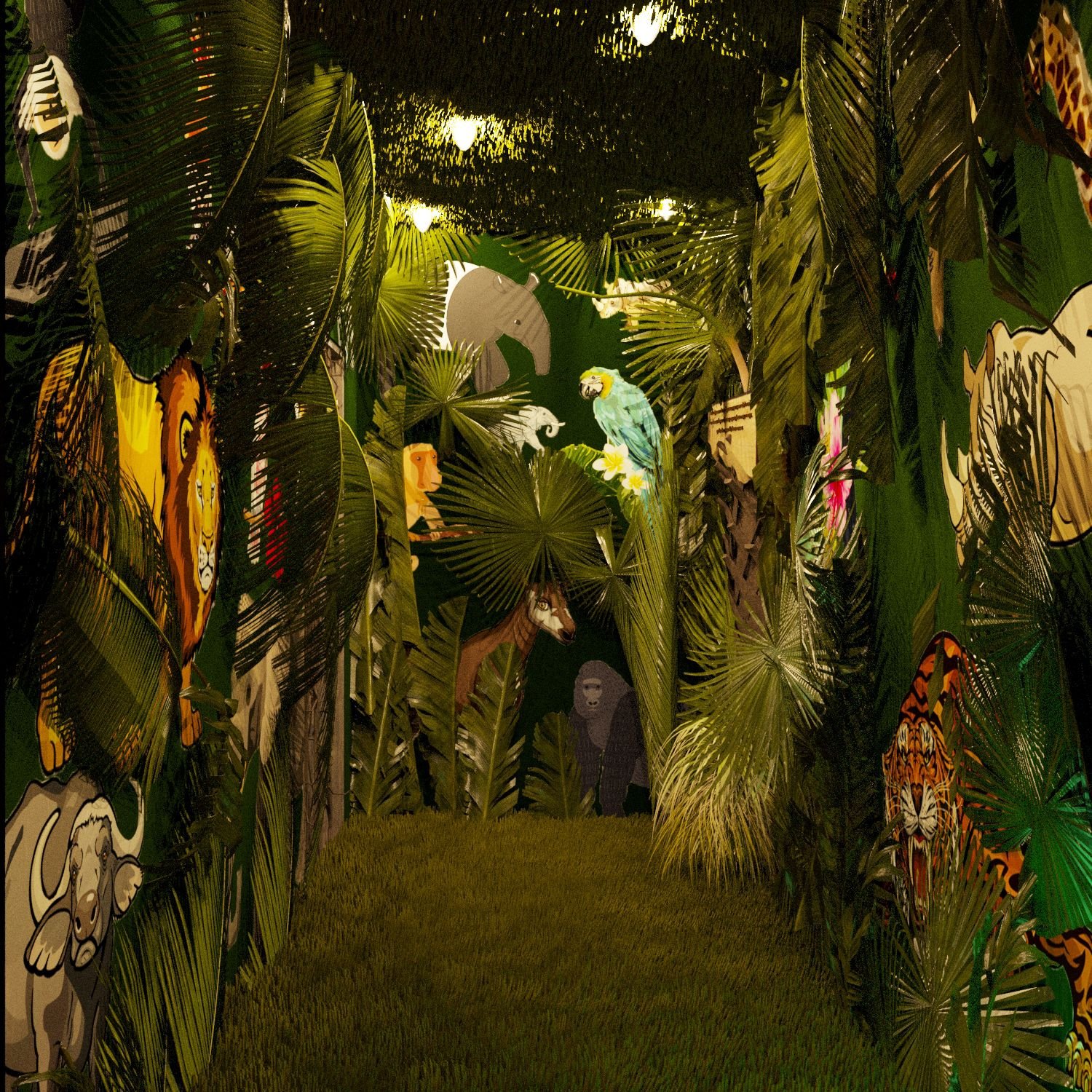 Джуманджи комната. Декорации джунгли. Вечеринка в стиле джунгли. Декорации в стиле Джуманджи. Джуманджи растение.
