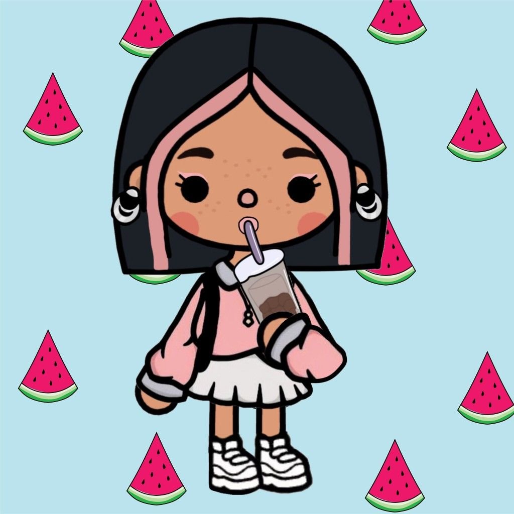 Тока бока персонажи девочки для срисовки в полный рост красивые 0000000