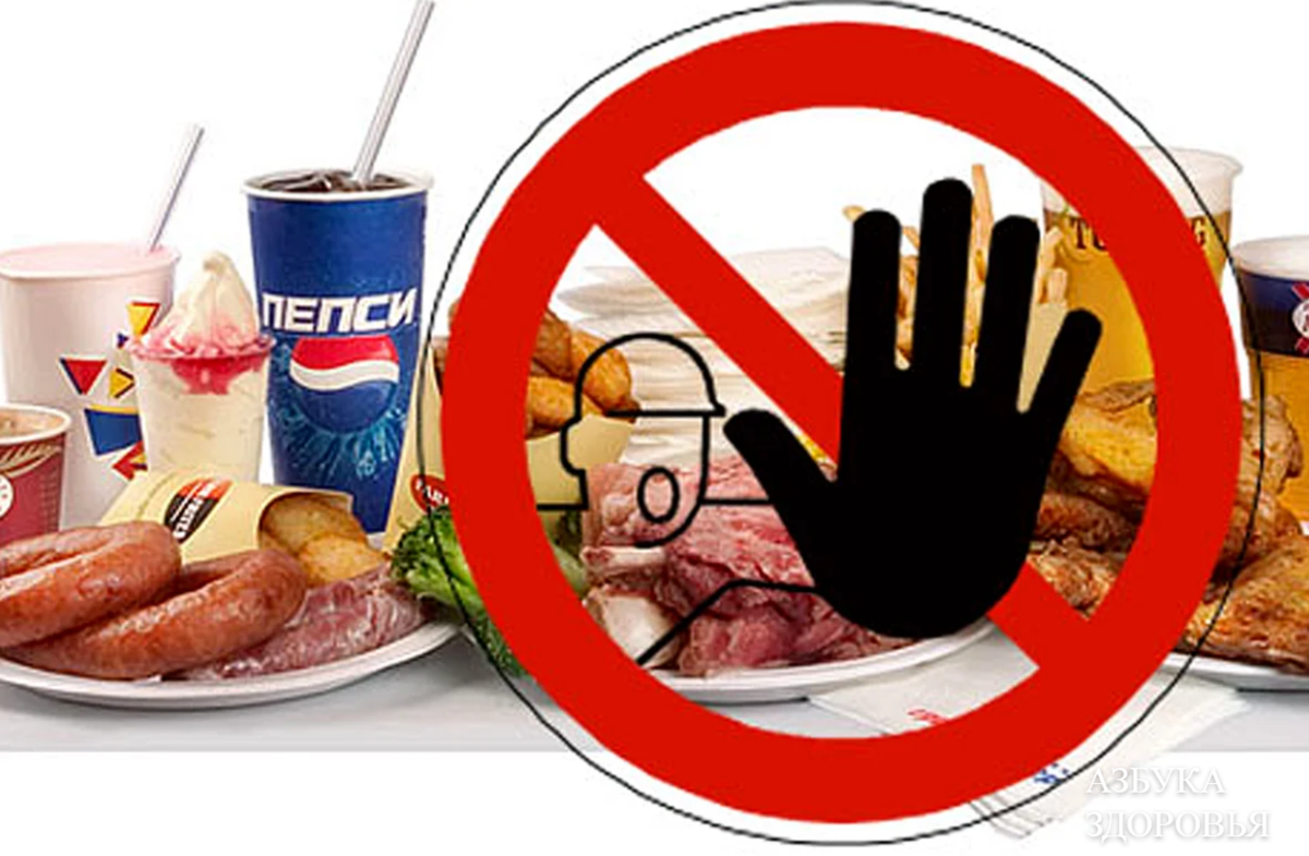 Вредные продукты для детского организма