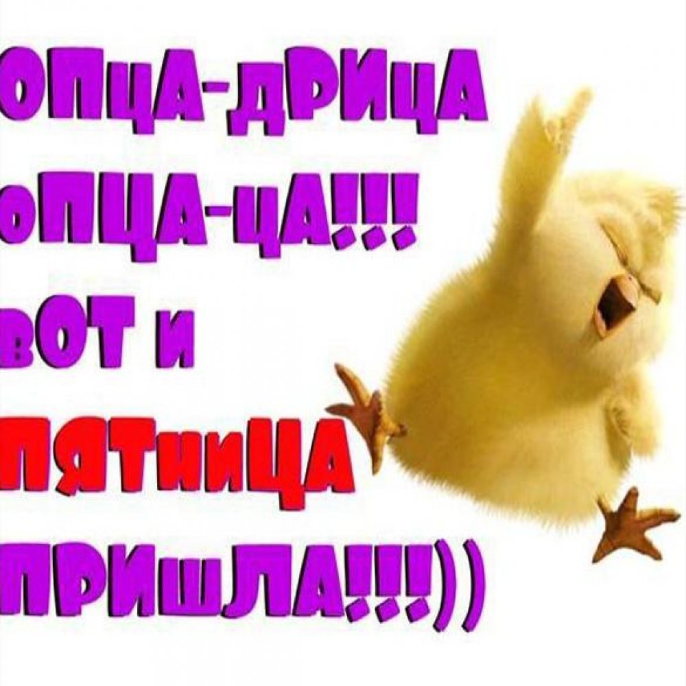 Пятница прикольные для поднятия настроения