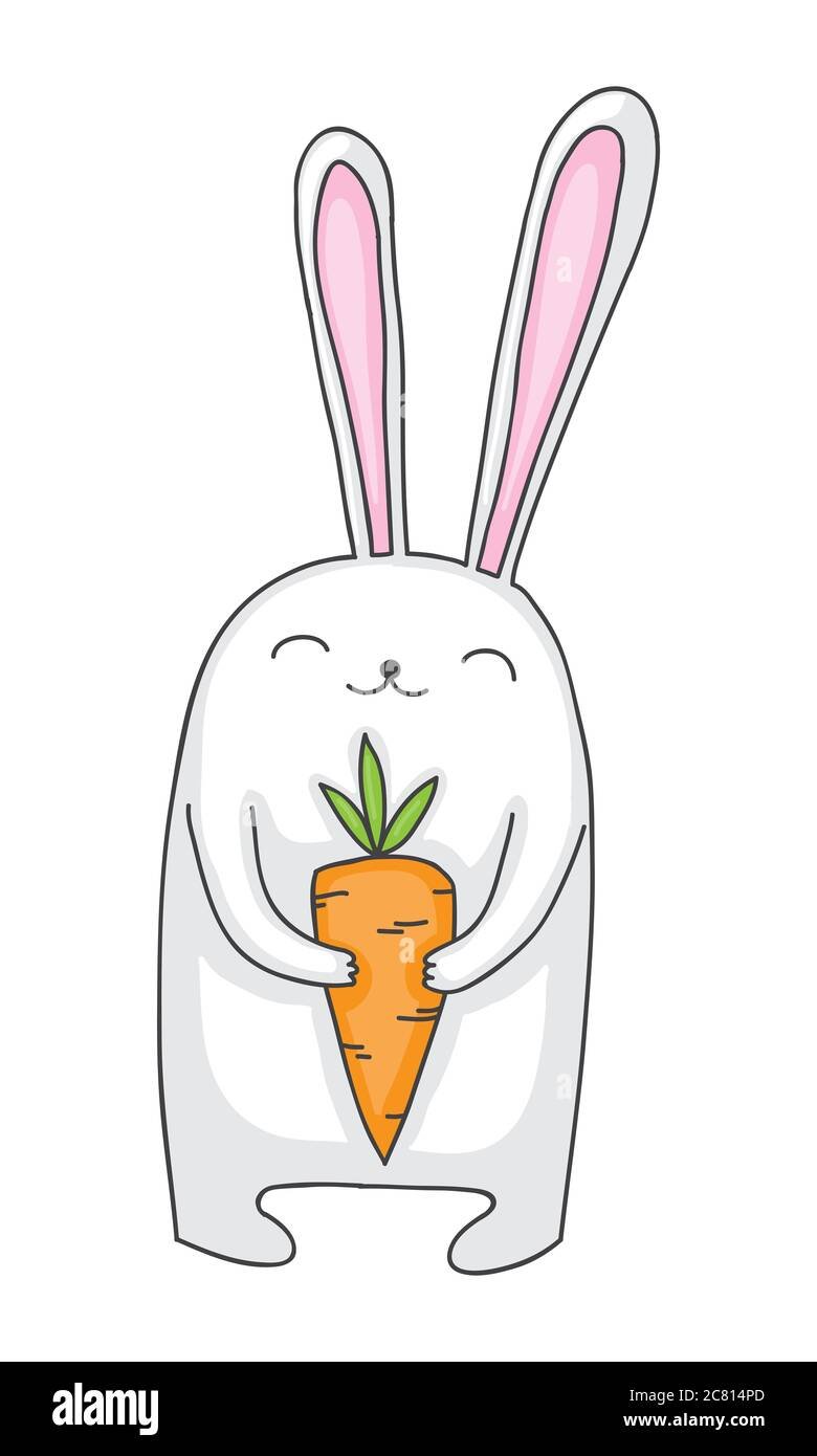 Зайчик с морковкой