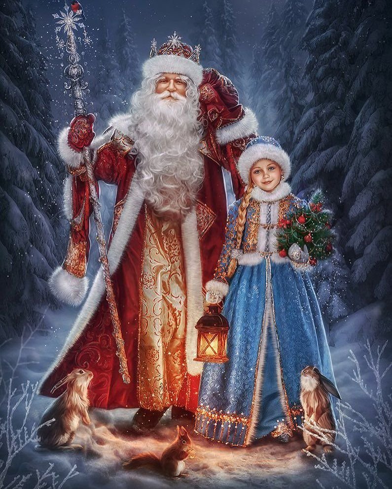 Сказочный дед Мороз красивое фото