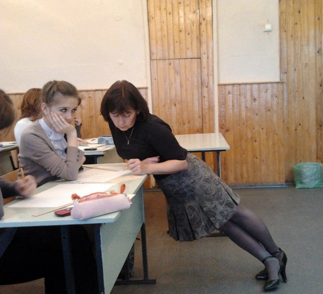 Учительница геометрии