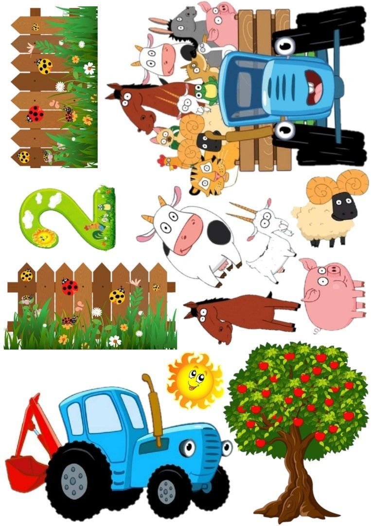 Трактор из картона для детей