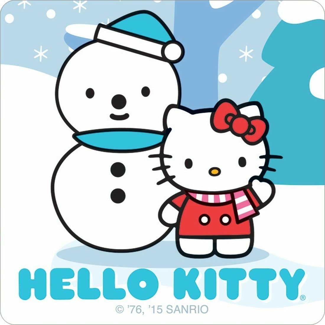 Зимняя hello Kitty