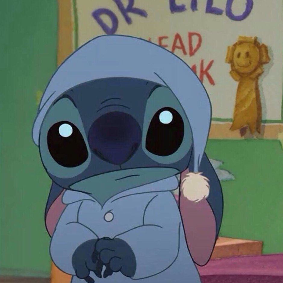 Стич в пижаме мультик