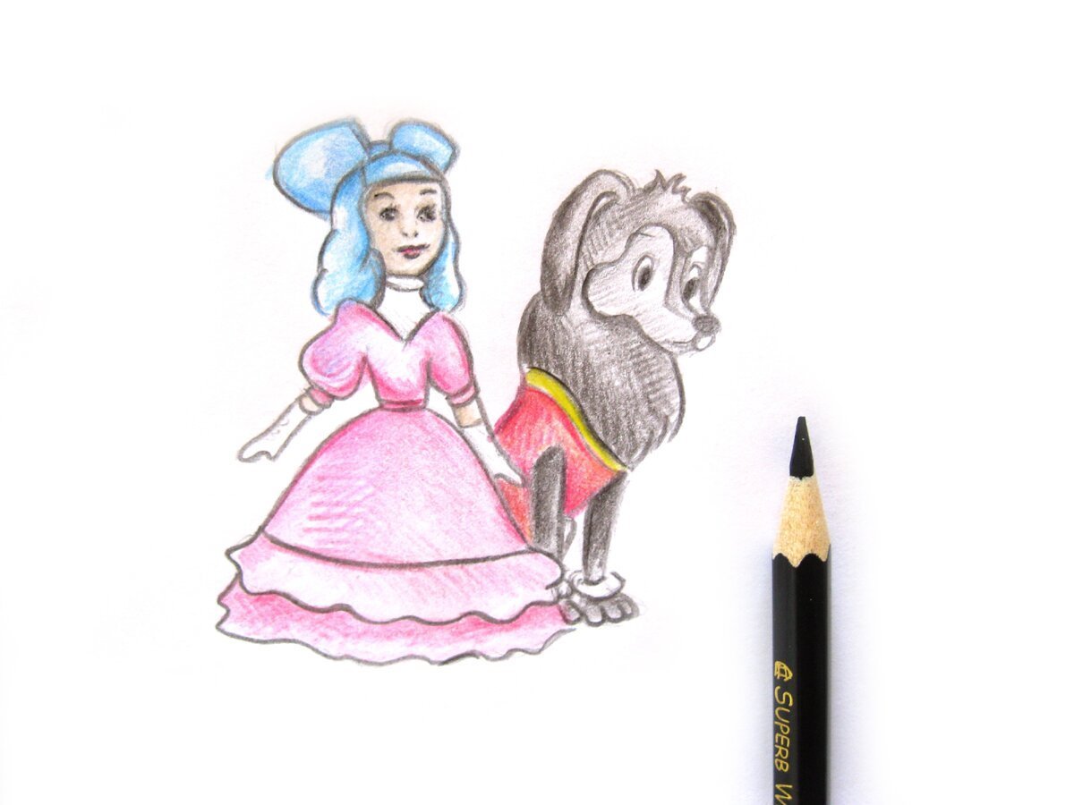 Пудель Мальвины Артемон