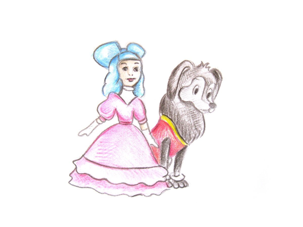 Силуэт пуделя