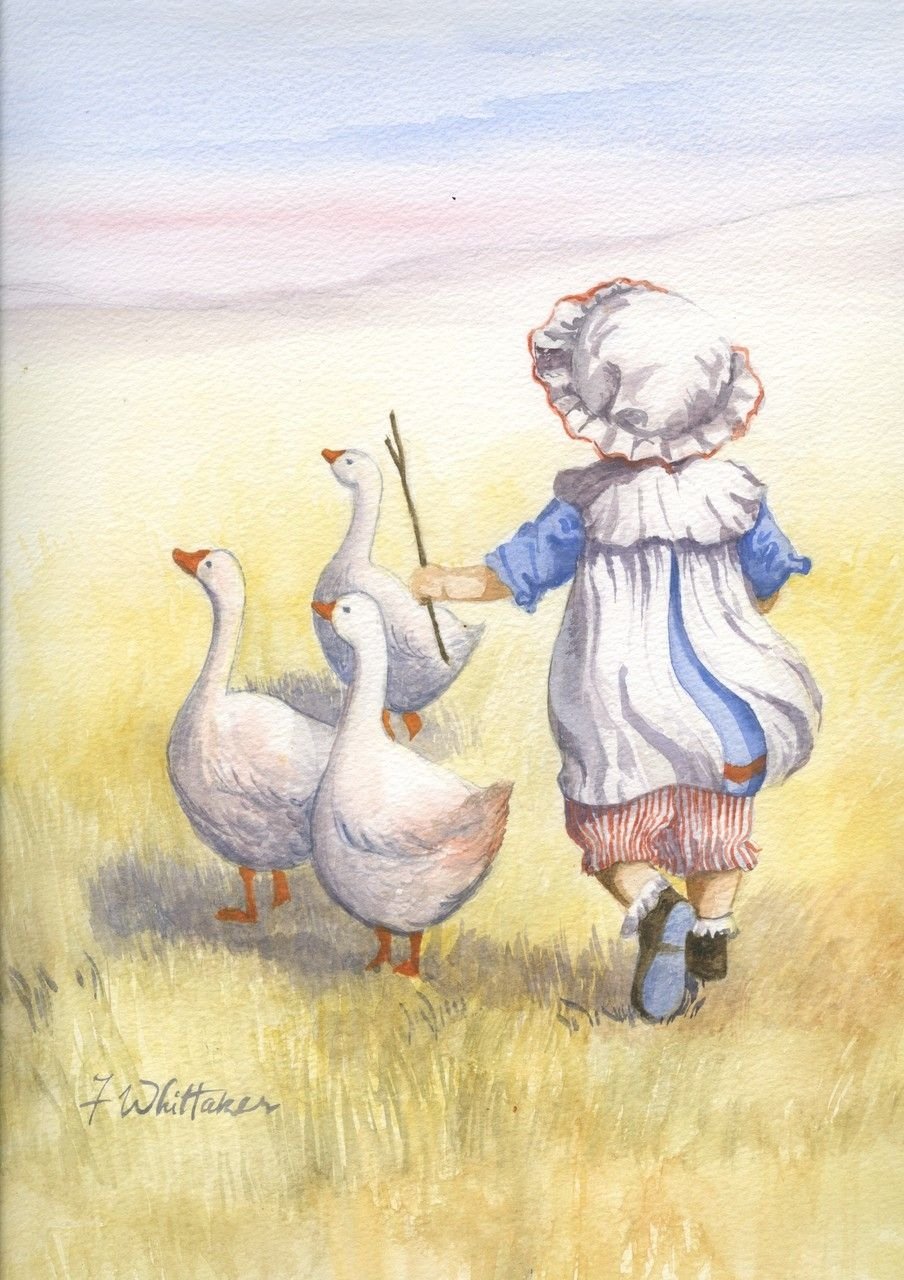 Два веселых гуся