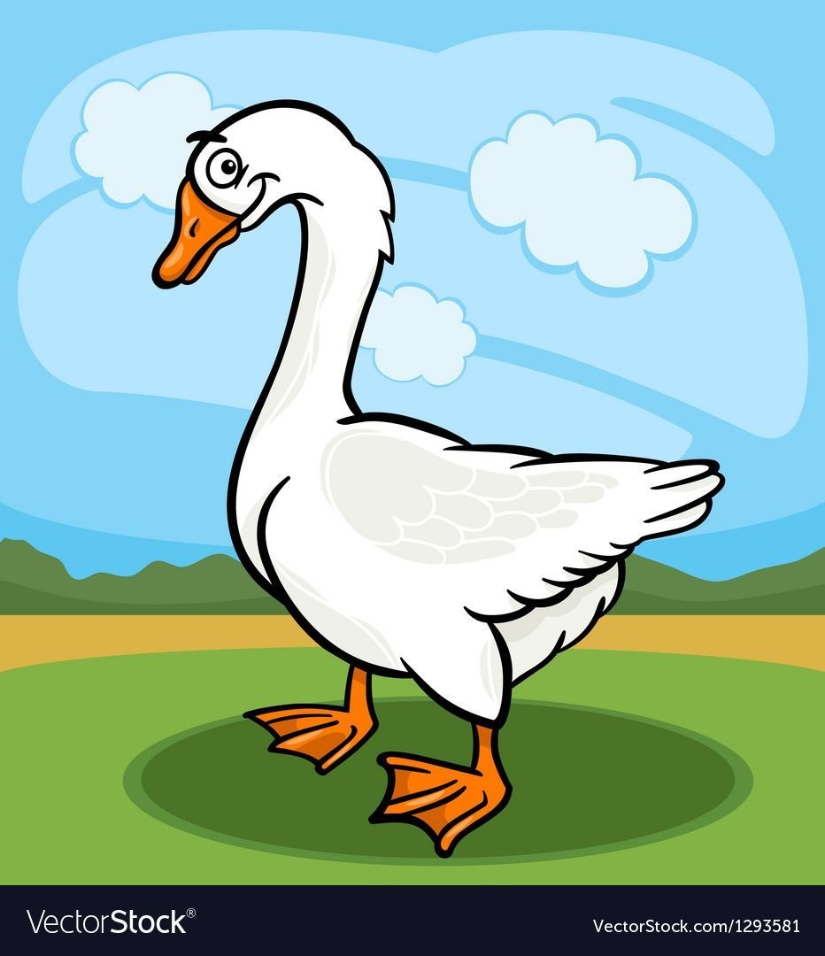 Гусь стилизованный