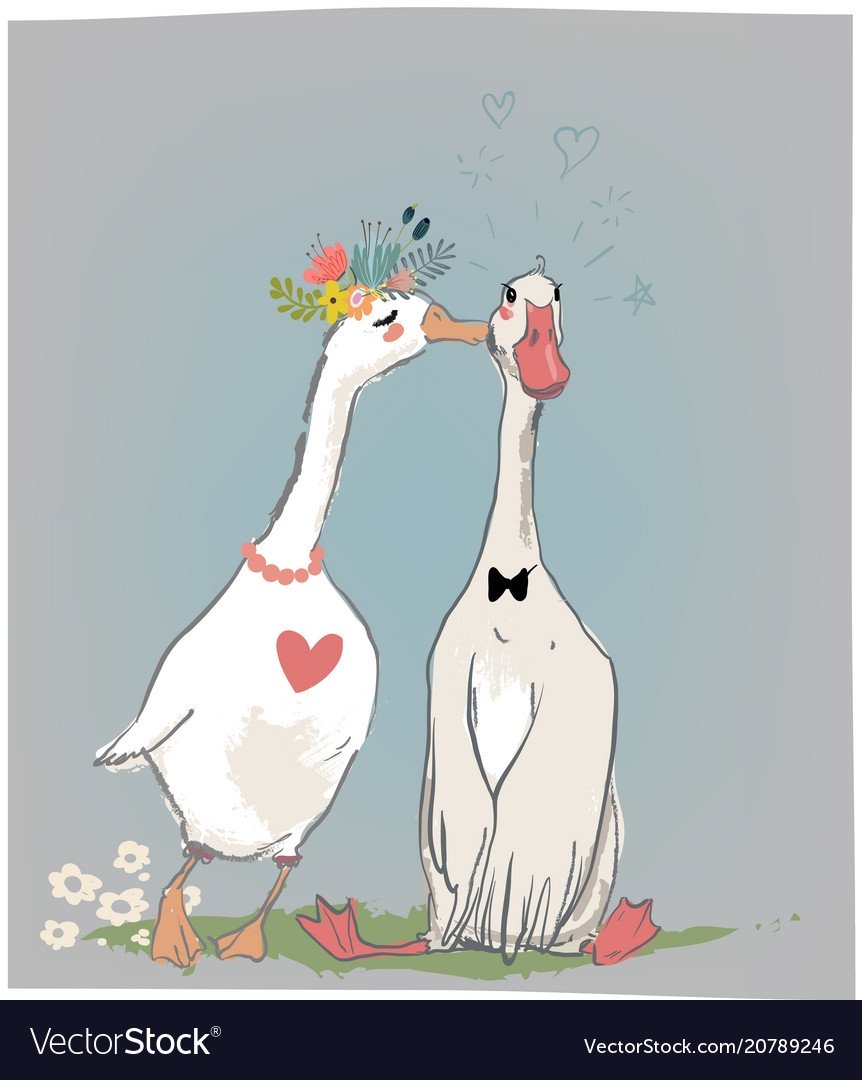 Гусь винтажный