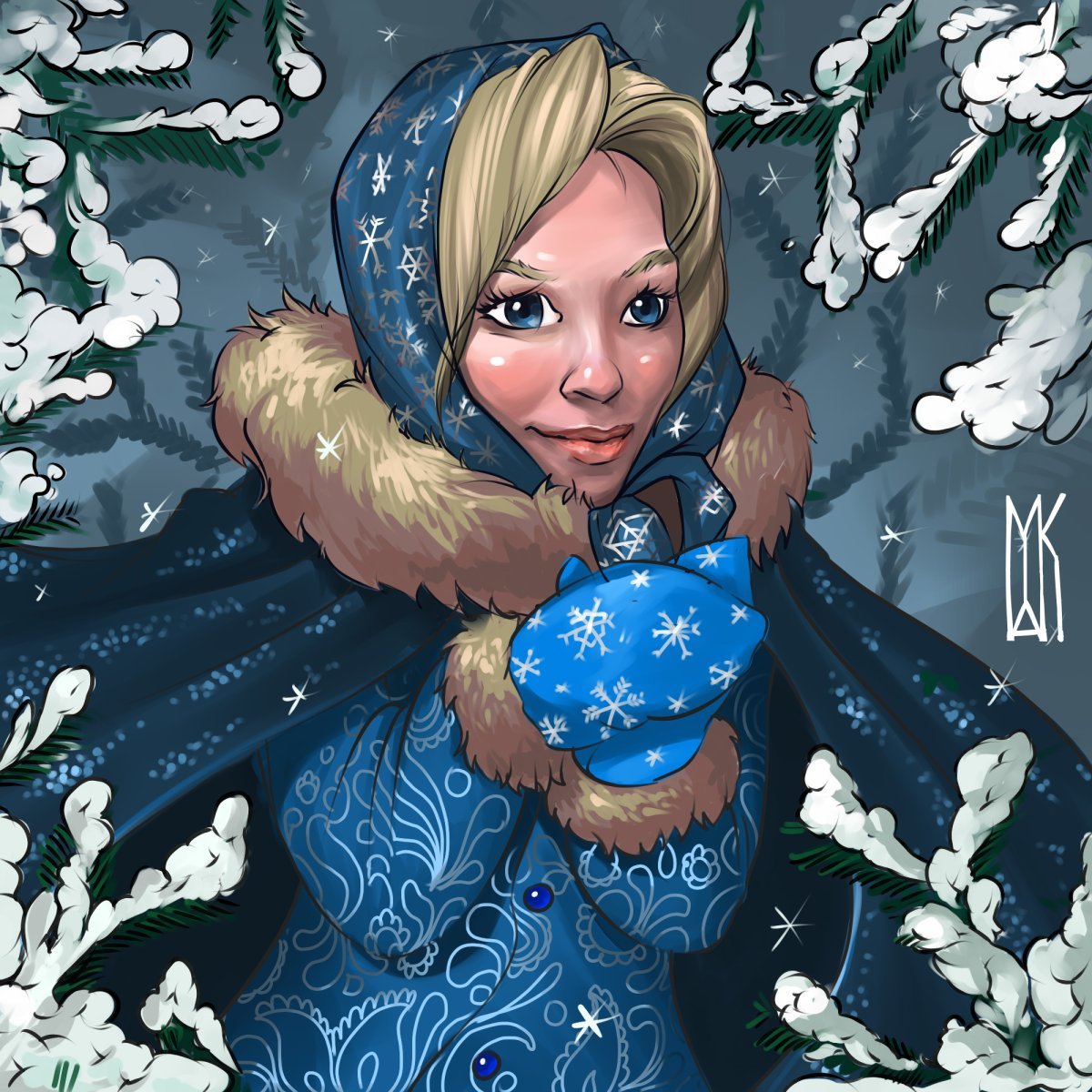 Сказочные герои Снегурочка