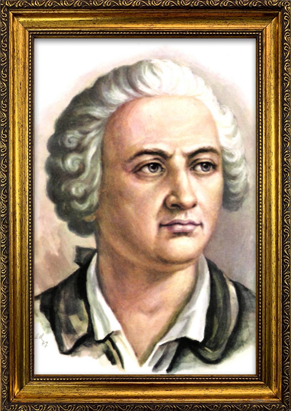 М В Ломоносов портрет