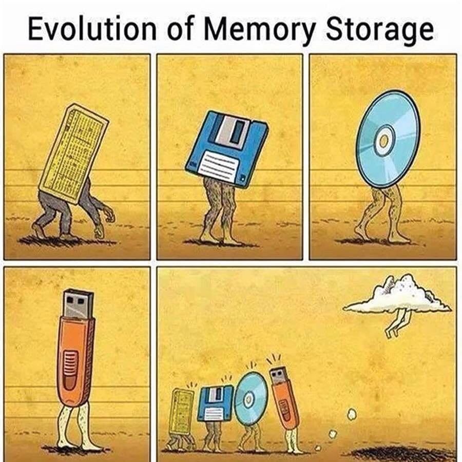 Эволюция носителей информации