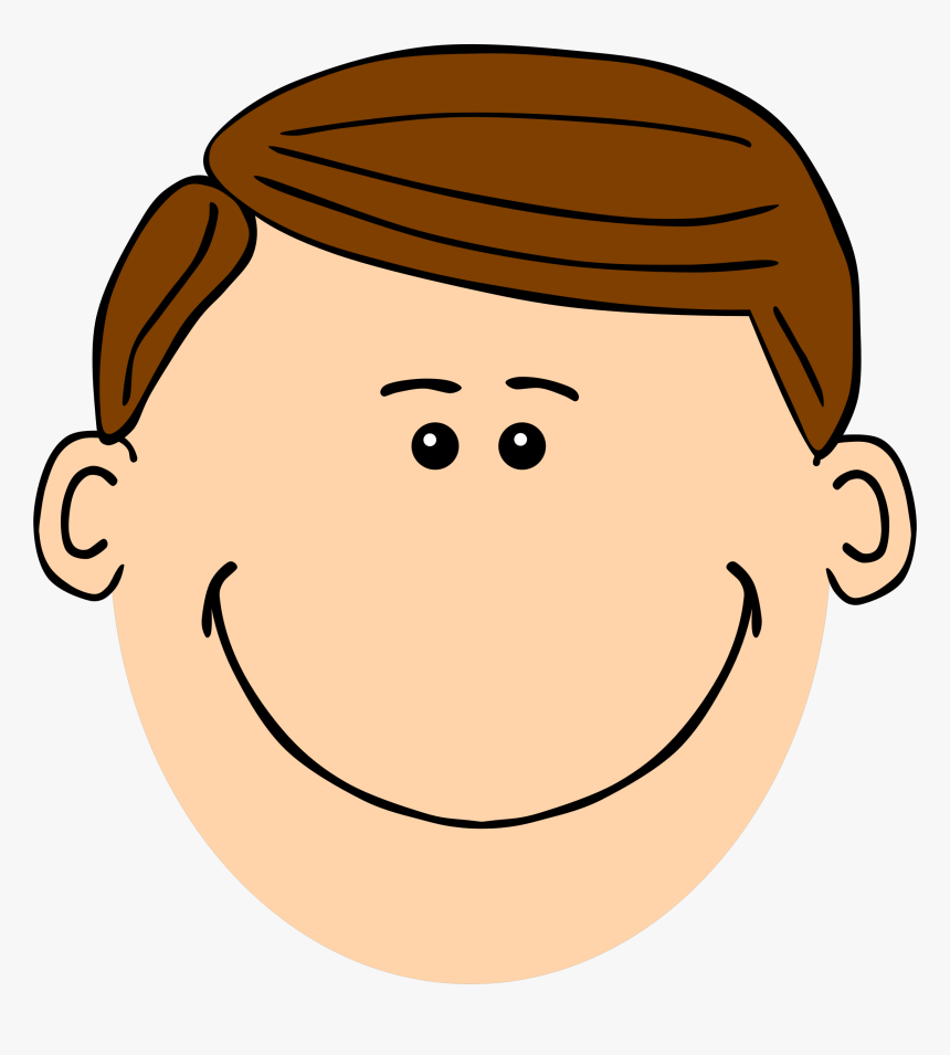 Лицо человека мультяшное