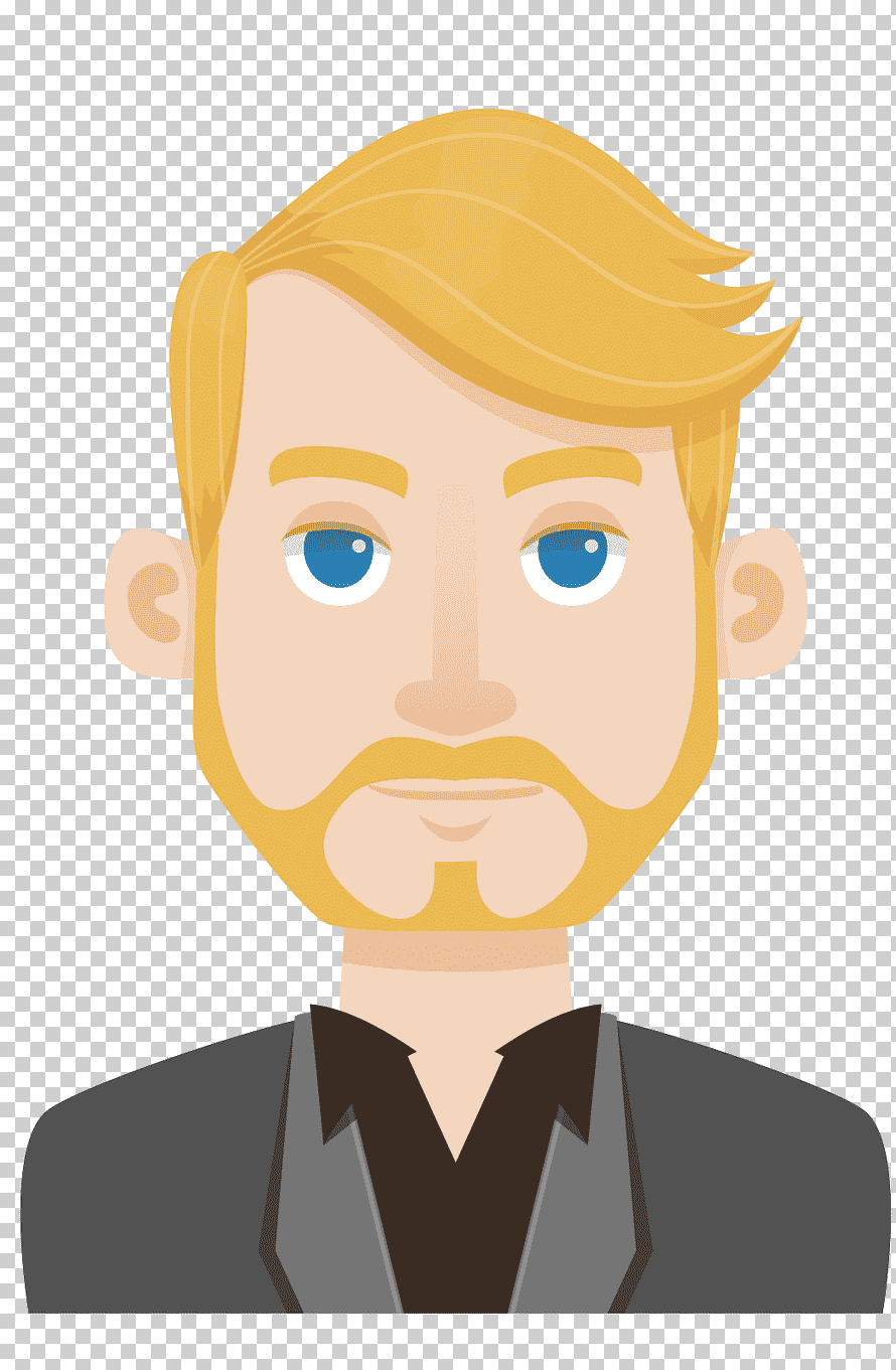 Мультяшное лицо мужчины