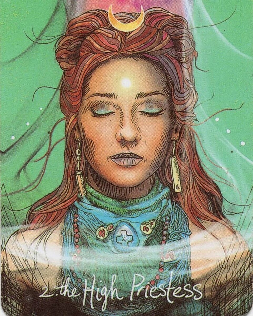 Верховная жрица Таро Уэйта