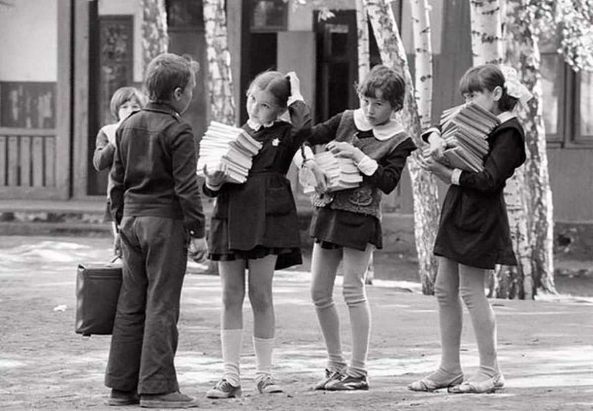 Советские школьники шахматы