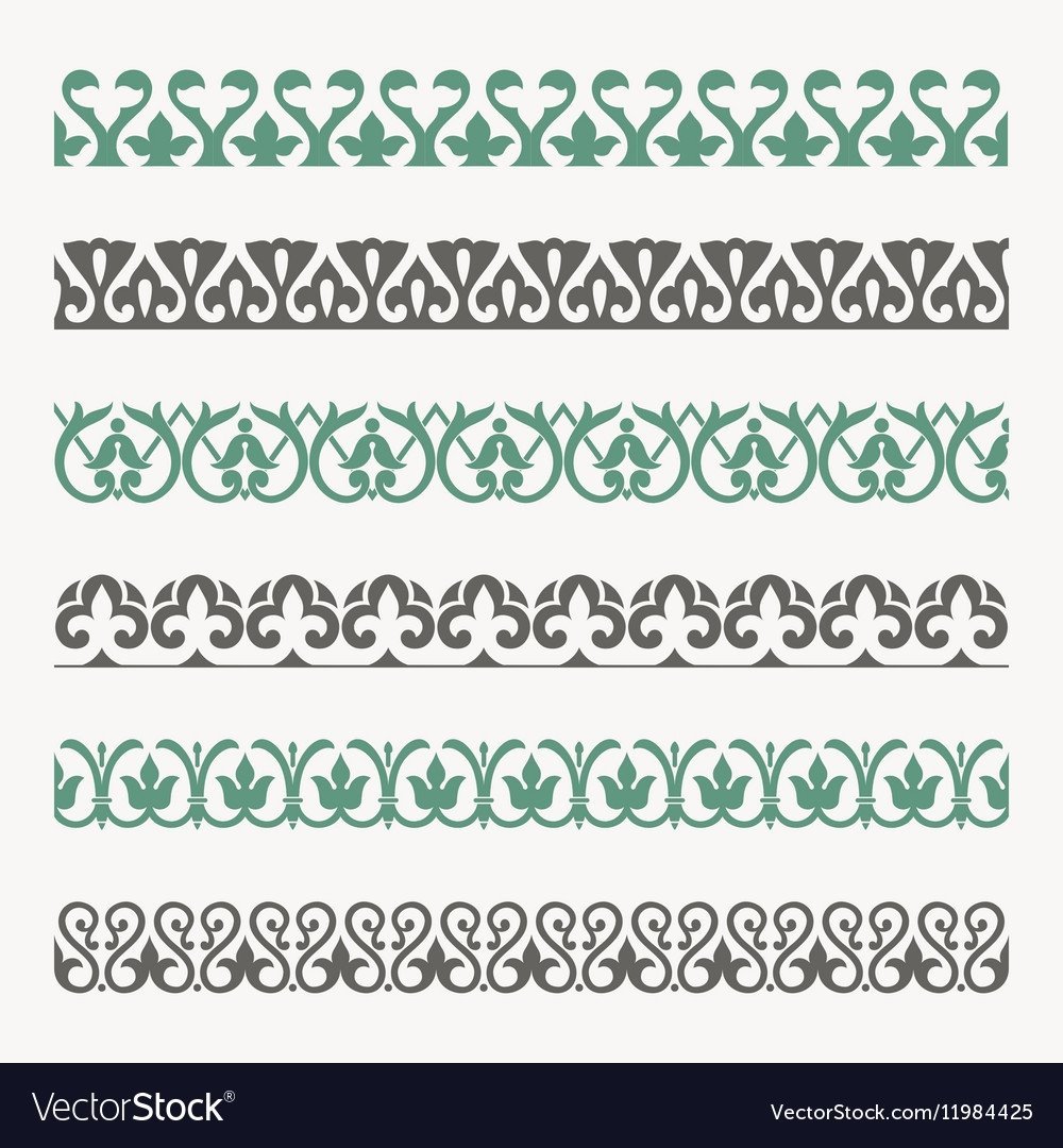 Башкирский орнамент вектор