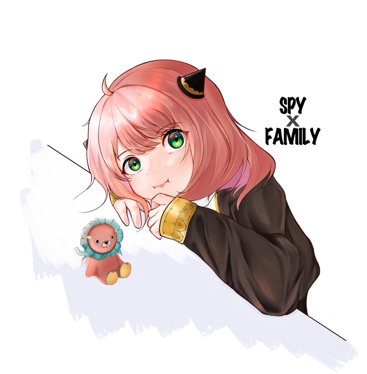 Аня Форджер аниме с собакой Бонд