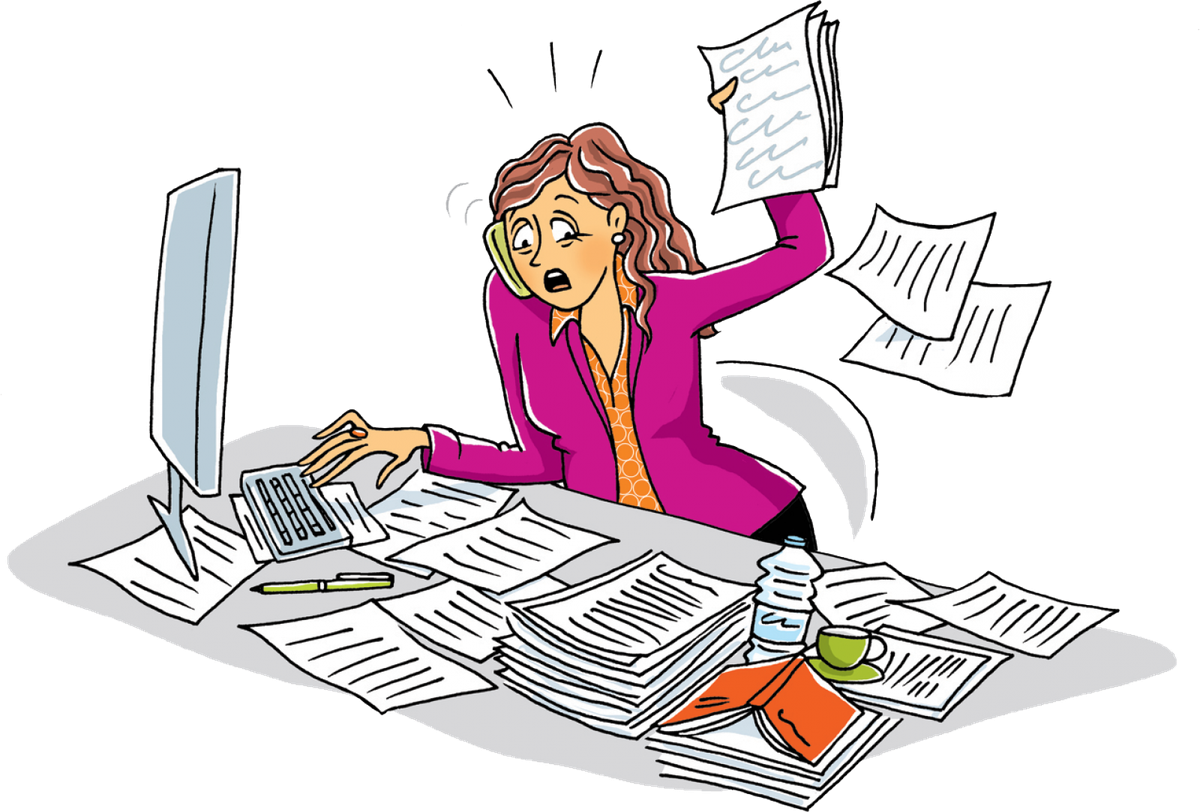 Бухгалтер иллюстрация