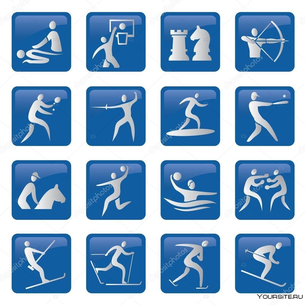 Значки видов спорта