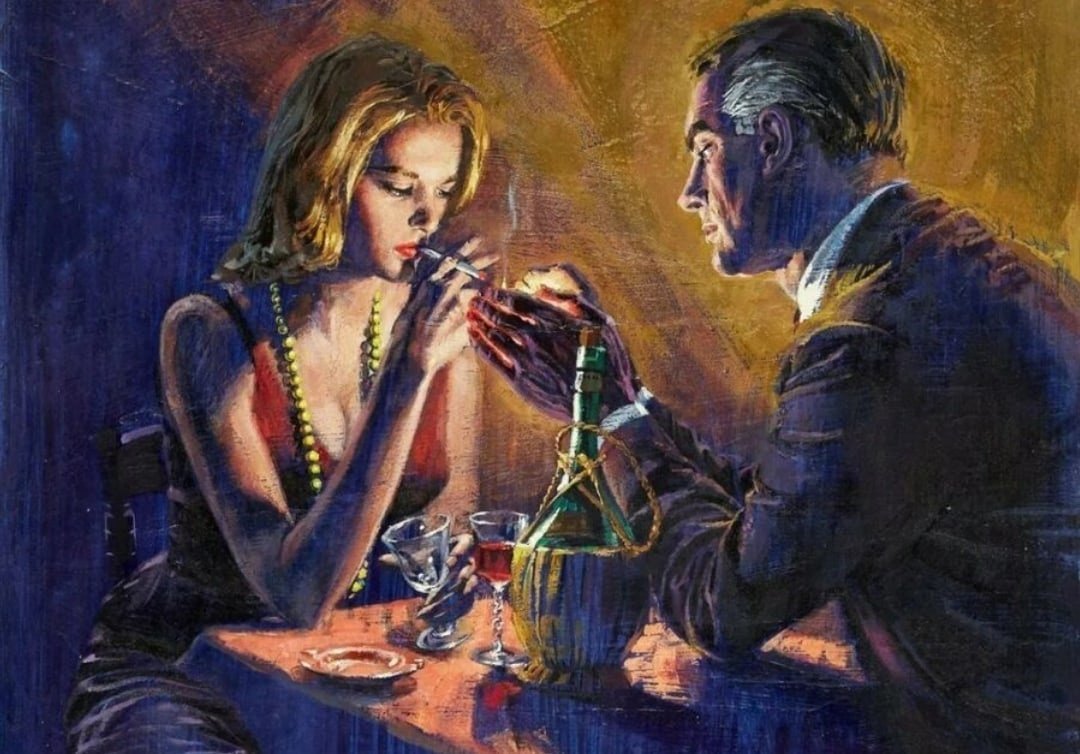 Двое за столиком в кафе