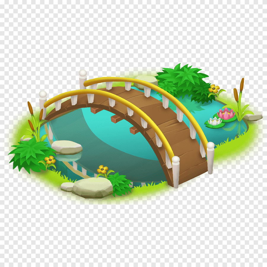 Мостик мультяшный