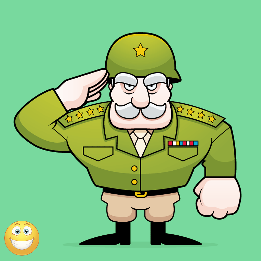 Командир карикатура