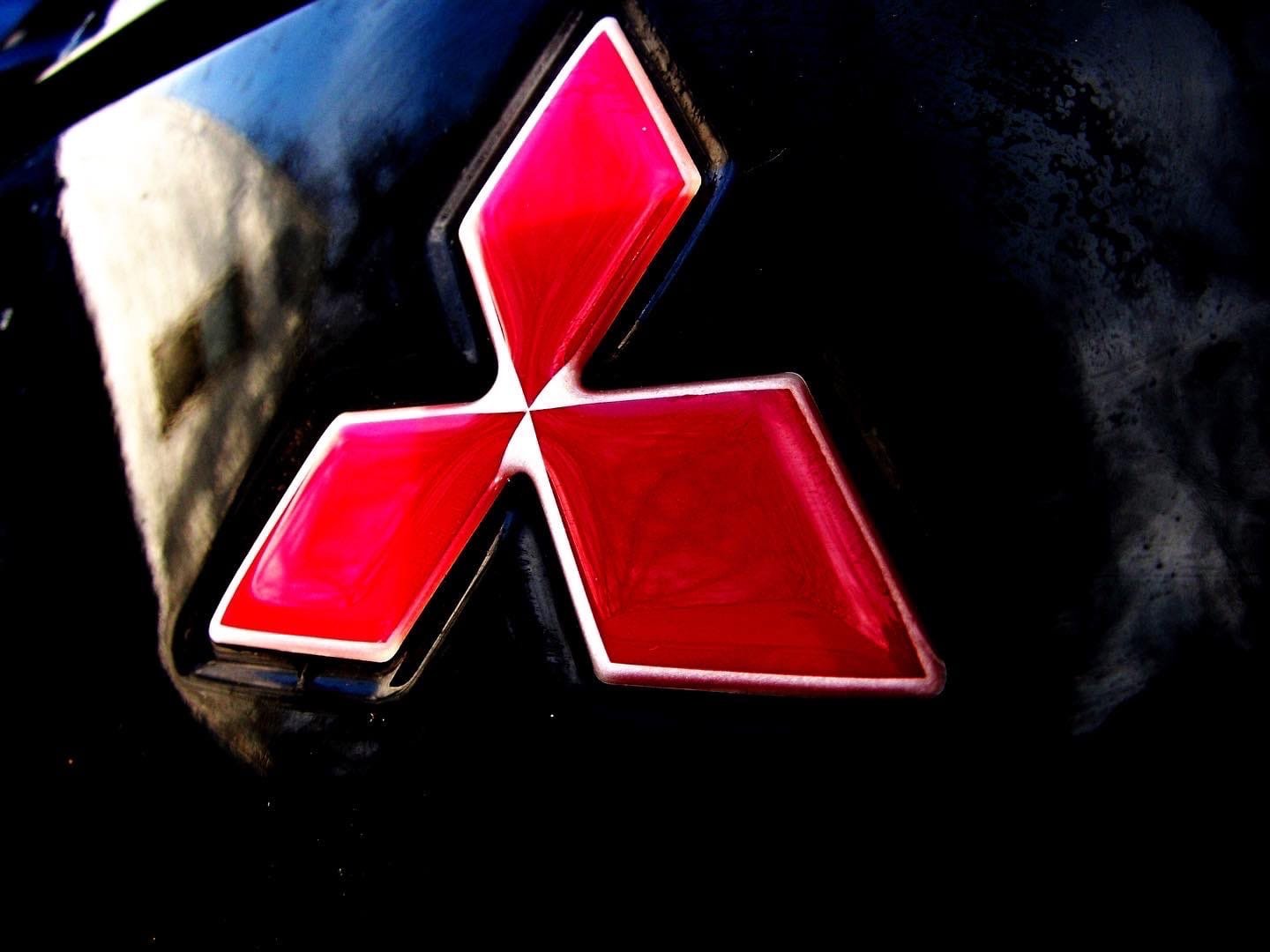 3d логотип Mitsubishi Motors