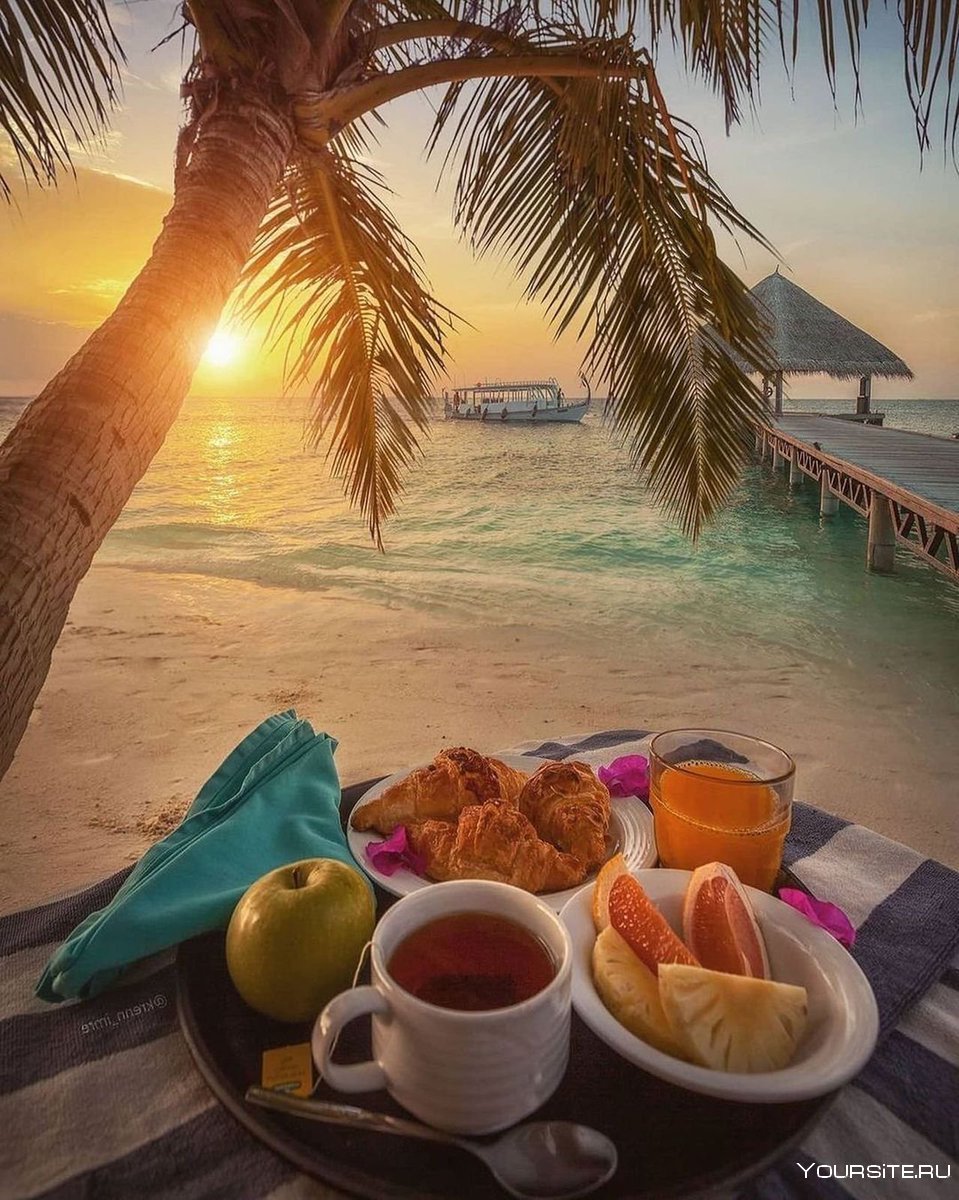 Утро на Мальдивах