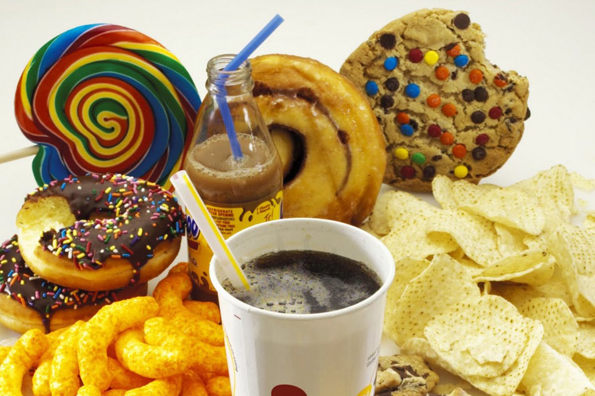 Вредная еда сладости