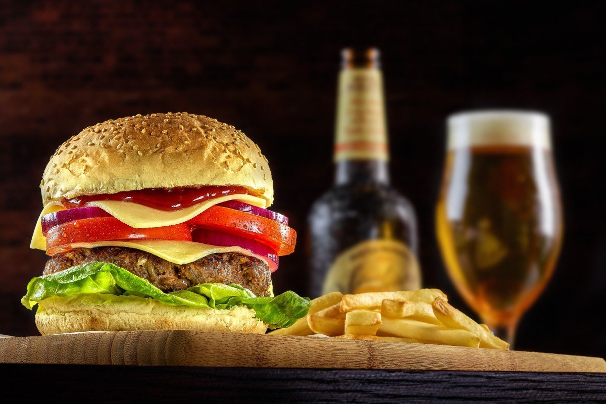 Вредные продукты бургер