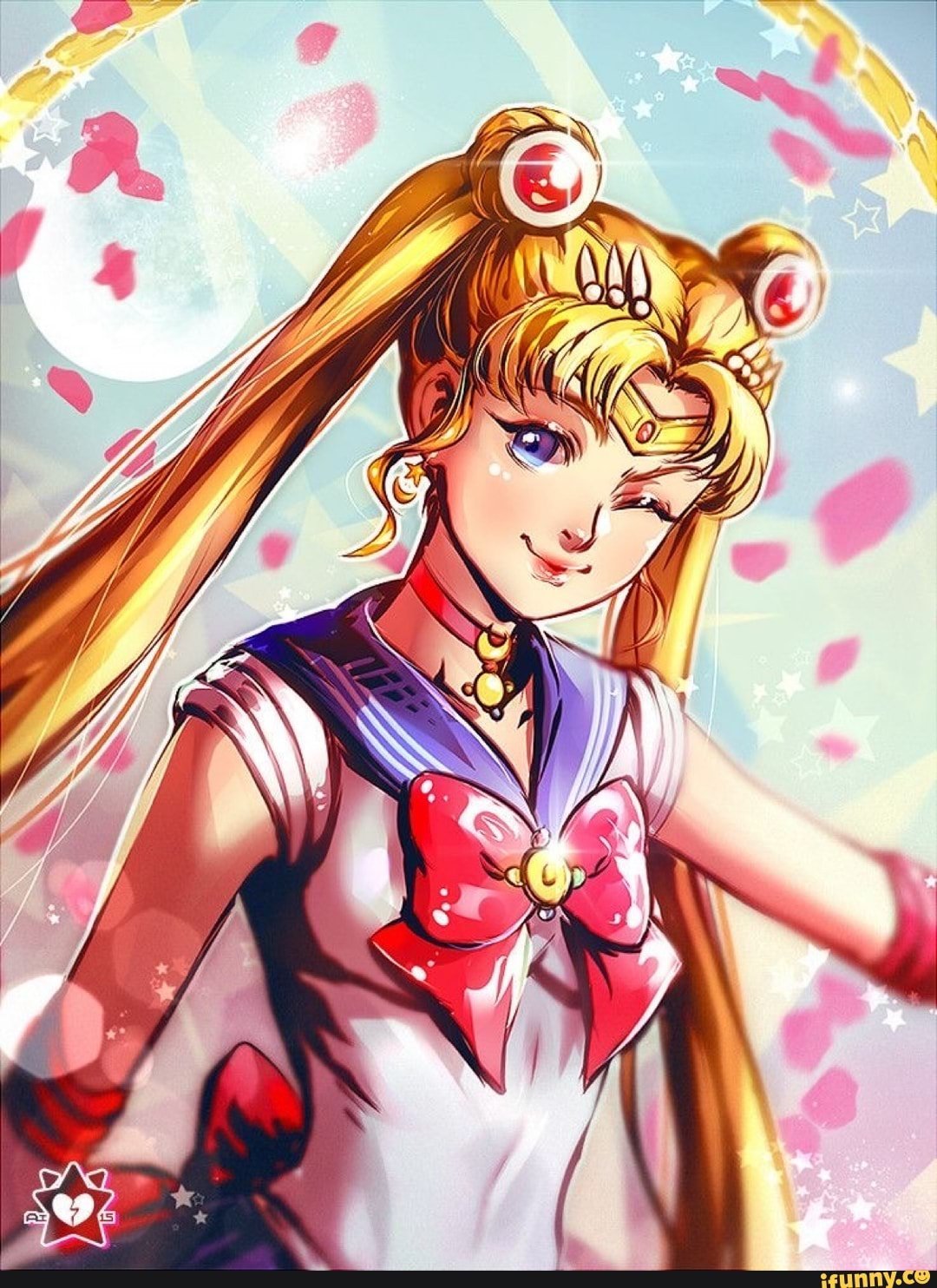 Сейлор Галаксия и сейлормун аниме