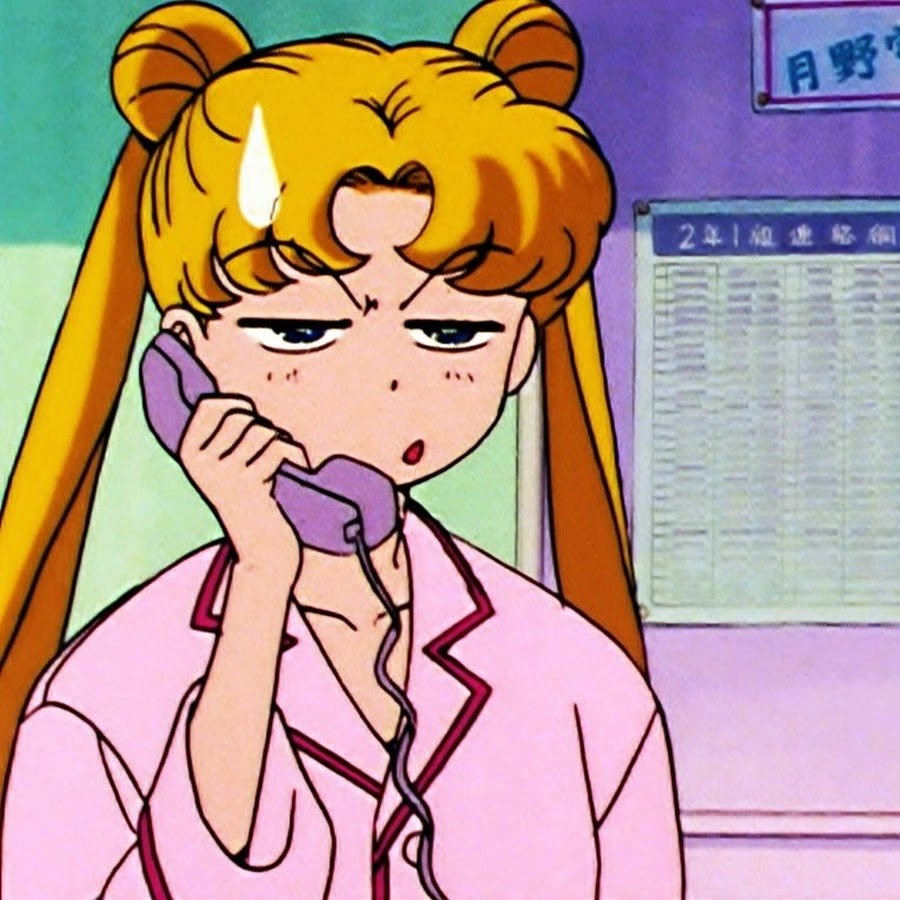 Кадры Усаги Цукино из сейлормун