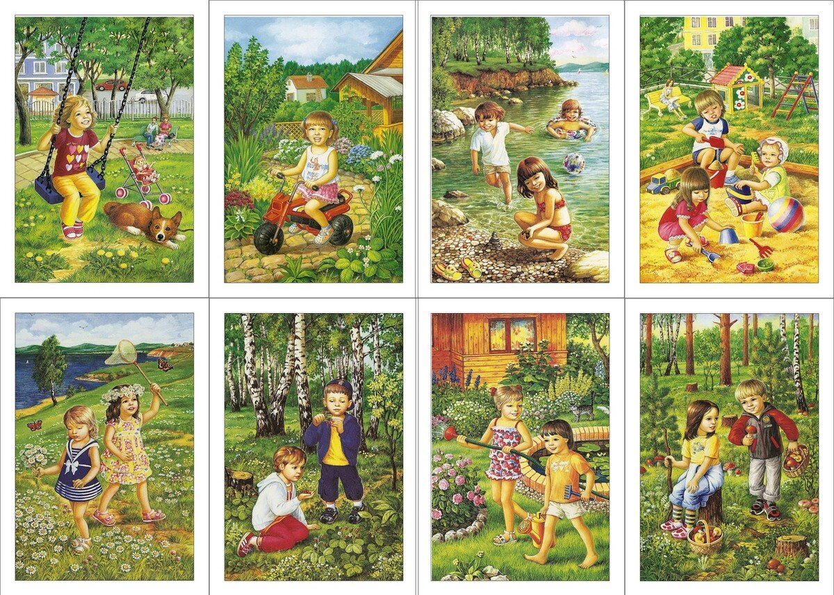 О зиме детям дошкольникам