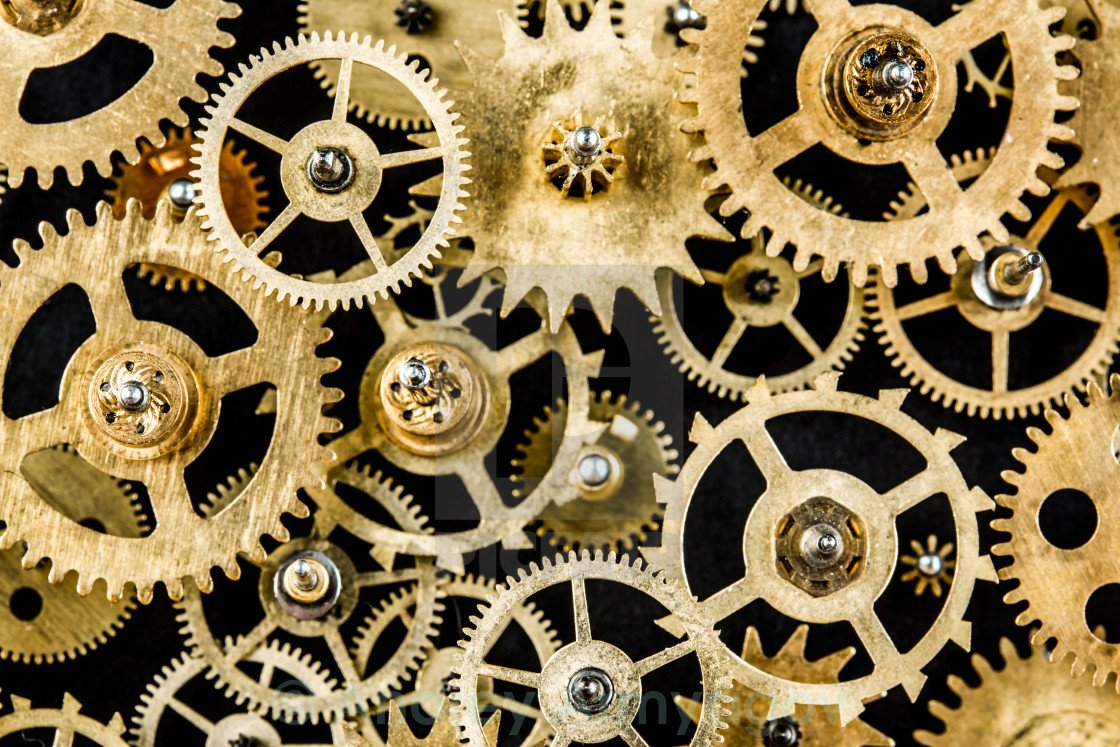 Шестеренки фон