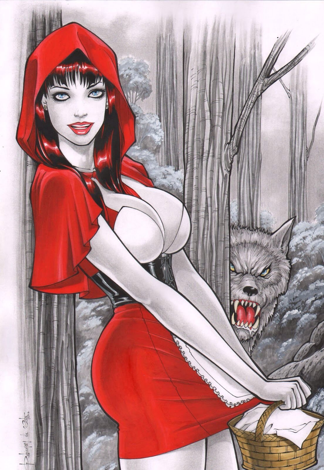 Кэтрин Гайндр красная шапочка