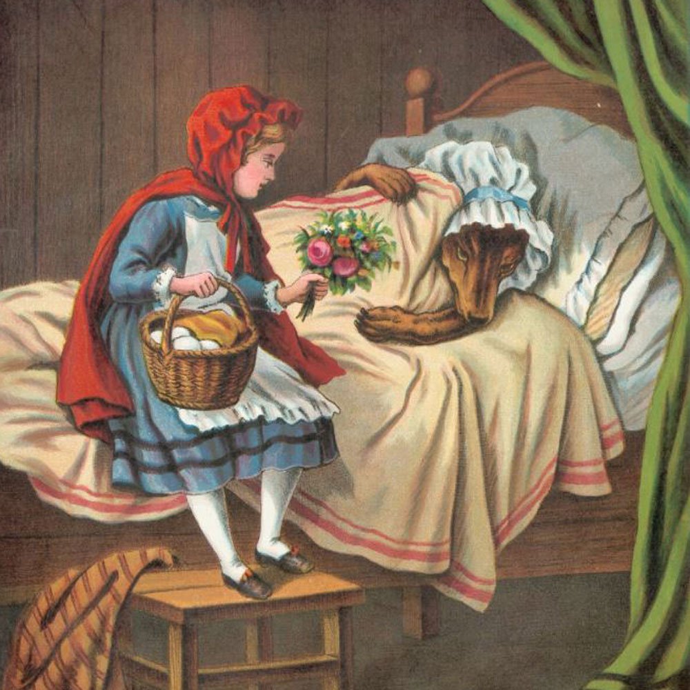 Иллюстрации Густафсона красная шапочка