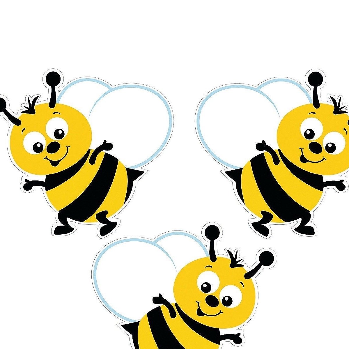 Пчелки для печати