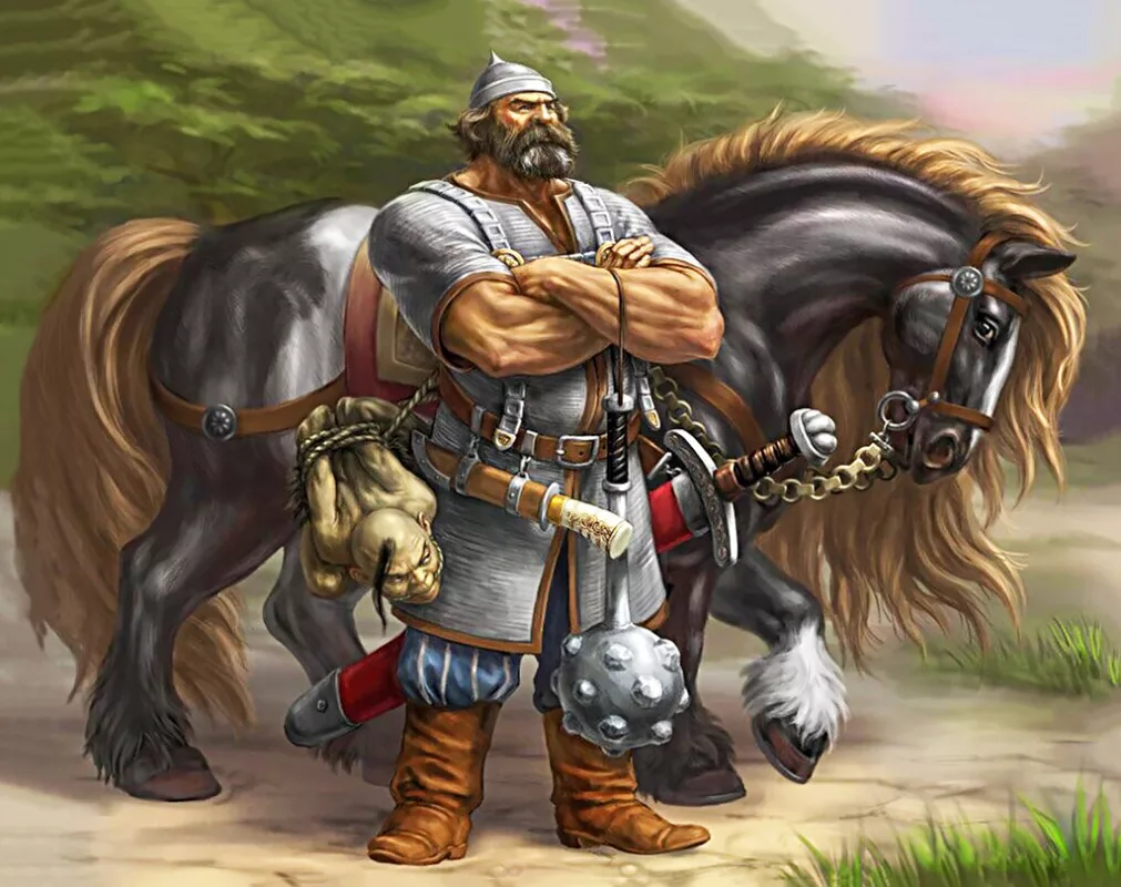 Былинный богатырь Илья Муромец