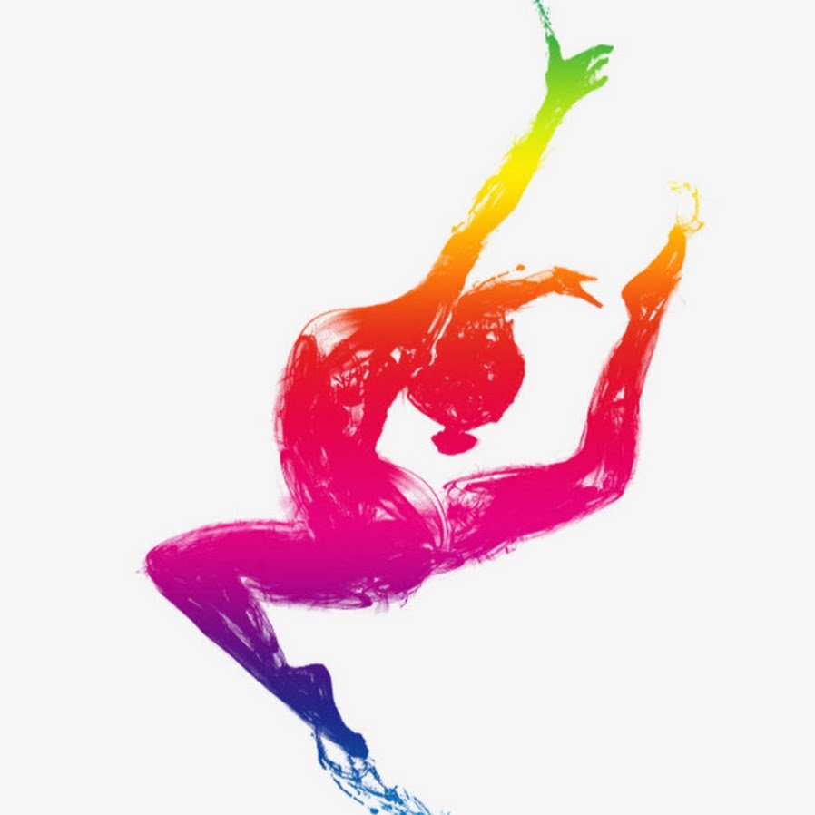 Гимнастка абстракция