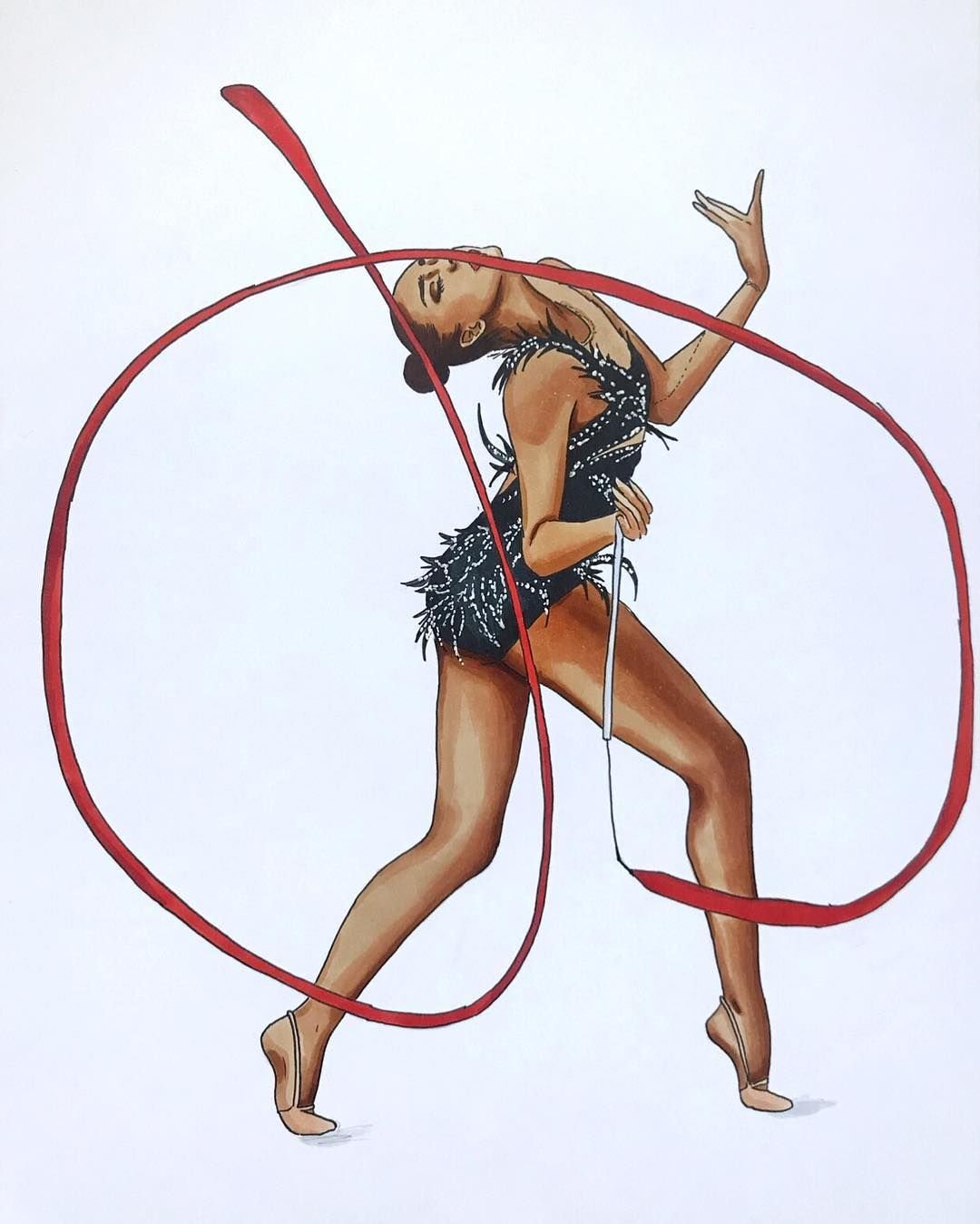 Художественная гимнастика рисунки